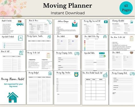 Moving House Checklist Uk, Moving Boxes Organization, Organized Packing For Moving, Tips For Moving Out Of State, Packing Up House To Move, Packing Schedule For Moving, Moving Packing Checklist, Moving Organization Tips, Checklist For Moving Into New Home