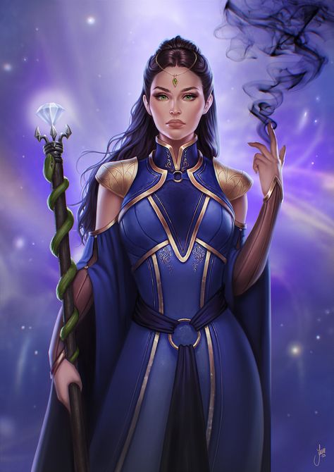 Sorceress Art, Dnd Sorcerer, Female Wizard, Fantasy Wizard, Female Human, Beautiful Dark Art, Art Appreciation, Fantasy Rpg, Dc Superheroes