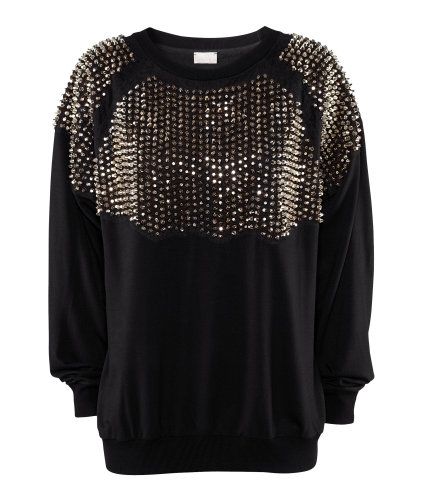 This looks dangerous and I love it Studded Sweater, Rocker Chic, Closet Fashion, Material Girls, Only Fashion, Fashion Tops, Stylish Dresses, Cute Fashion, Passion For Fashion