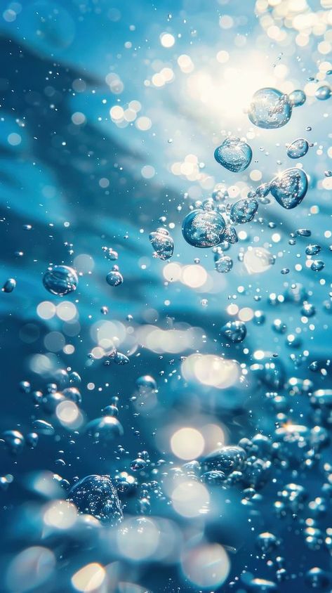 Bubbles Underwater, Pool Wallpaper, Underwater Bubbles, Background Water, Blue Bubbles, Award Template, Church Graphics, Water Background, Bubbles Wallpaper