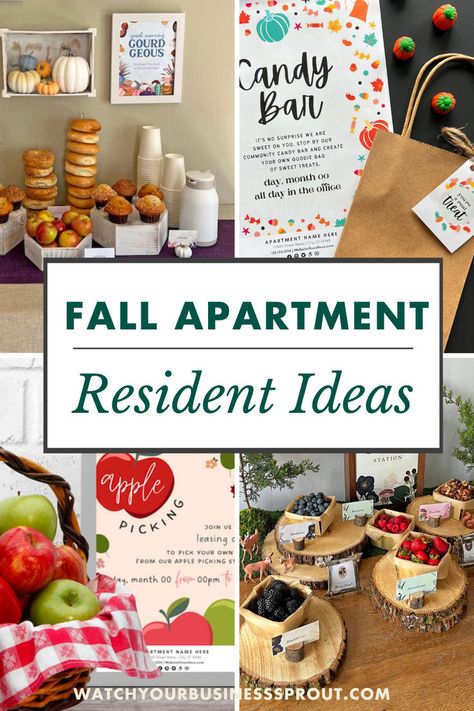 Our fall apartment resident events and fall resident retention ideas go hand-in-hand. See how an apartment pizza party, resident dinner, and more can keep your numbers up. Apartment Resident Events, Resident Retention Ideas, Fall Event Ideas, Fall Apartment, Resident Retention, Resident Events, Ideas For Apartments, Coffee Bars, Fall Events