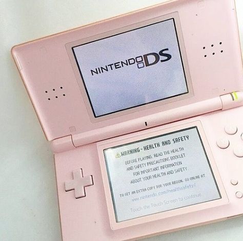 Pink Nintendo Ds, Pink Nintendo, Nostalgia Aesthetic, The Cardigans, Ds Lite, Nintendo Ds, Everything Pink, Fluttershy, Game Boy Advance Sp