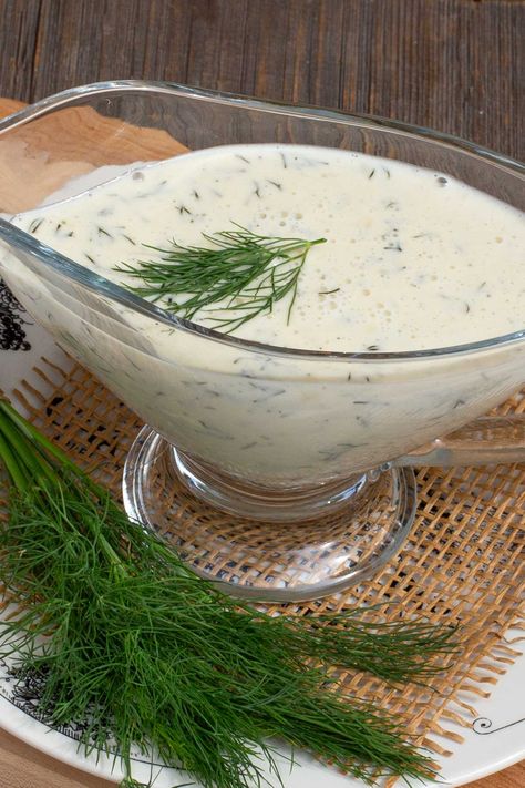 You are going to love this recipe for New Potatoes with Creamy Dill Sauce. Tender potatoes with the creamiest dill sauce. Dill Gravy, Dill Cream Sauce, Kolache Recipe, Dill Potatoes, Creamy Dill Sauce, New Potatoes, Creamed Potatoes, Garlic Butter Shrimp, Dill Sauce