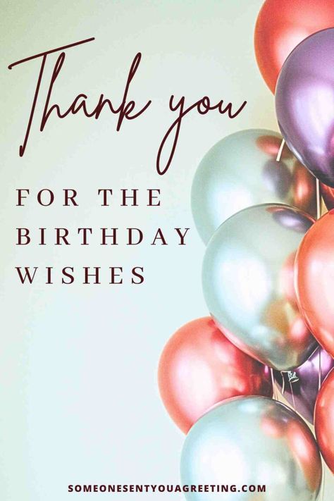 Discover ways to respond to birthday wishes with these heartfelt messages and gestures to show gratitude and appreciation | #birthday #happybirthday Thanks Giving Quotes For Birthday, Birthday Return Wishes, Birthday Thanks Quotes, Thank You For Birthday Wishes Gratitude, Thank You For Birthday Wishes Aesthetic, Happy Birthday Thank You Message, Thank You For My Birthday Wishes, Saying Thanks For Birthday Wishes, Birthday Wishes Thanks Quotes