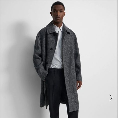 Shop suekim927's closet or find the perfect look from millions of stylists. Fast shipping and buyer protection. Randall Car Coat in Wool-Blend Bouclé Link: https://www.theory.com/randall-car-coat-in-wool-blend-bouclé/M0971412_QDY.html Selling coat - purchased it for my partner’s early Christmas gift, but he doesn’t like the oversized fit/can’t return it now. Original retail for $795, currently on sale for $477, willing to sell it for $300. Men’s Coats, Dark Grey Coat Outfit, Gray Coat Outfit, Grey Coat Outfit, Dark Grey Coat, Wool Car Coat, Alpaca Coat, Mens Wool Coats, Uniqlo Men