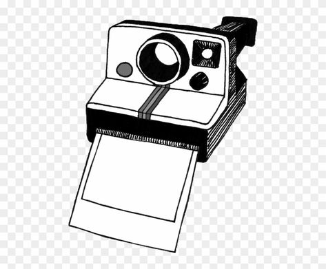 Polaroid Camera Clipart Black And White Camera Doodle, Camera Silhouette, Aesthetic Transparent, Camera Clipart, Camera Clip Art, Vintage Polaroid Camera, Camera Illustration, Camera Drawing, Camera Tattoo