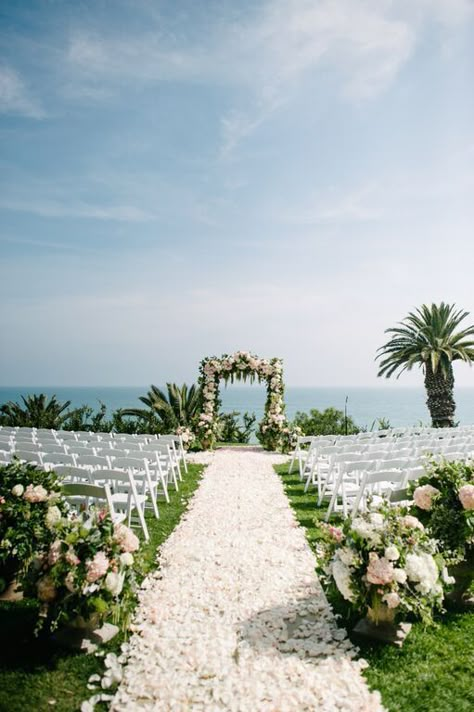 Ocean View Wedding, Wisteria Lane, Church Wedding Flowers, Wedding Ceremony Ideas, Ocean Wedding, Altar Decor, Bouquet Flower, Santa Barbara Wedding, Dream Wedding Ideas Dresses