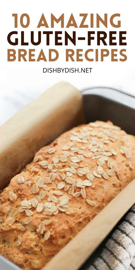 Gluten Free Bread Recipe No Yeast, Healthy Gluten Free Bread, Gluten Free Bread Recipe Easy, Gluten Free Quick Bread, Wheat Free Bread, Gluten Free Bread Machine, Dairy Free Bread, Homemade Gluten Free Bread, Gluten Free Sandwich Bread