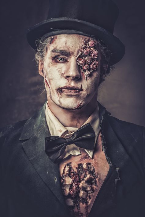 Sfx Makeup Artist, Cinema Makeup School, Makeup Artist Portfolio, Special Effects Makeup Artist, Zombie Man, Makeup Jobs, Prosthetic Makeup, Makeup Portfolio, Effects Makeup