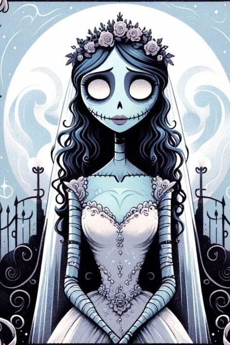 Tim Burton Body Style Drawing, Corpse Bride Art Fanart, Corpse Bride Spider, Corpse Bride Illustration, Corpse Bride Outline, Tim Burton Illustration, Tim Burton Inspired Art, Bride Songs, Tim Burton Dibujos