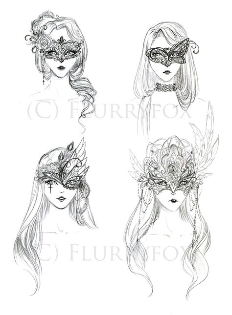 Flower Mask Drawing, Steampunk Mask Design, Masquerade Mask Drawing Reference, Masquerade Drawing, Mascerade Masks, Mask Art Project, Mask Design Drawing, Swan Masquerade Mask, Masquerade Mask Ideas