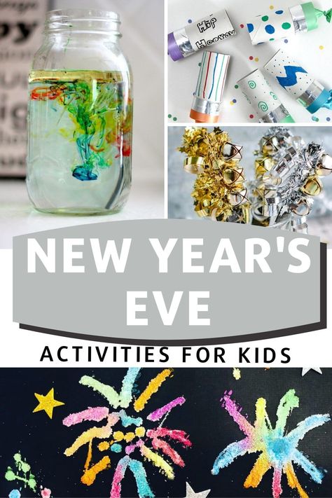 New Year Crafts For Kindergarten, New Years Social Studies Activities, Easy New Year Crafts For Kids, New Years Montessori Activities, New Year Art For Preschool, New Year Projects For Preschool, New Years Craft For Kindergarten, New Year Activities For Preschoolers, New Year Activity For Toddlers