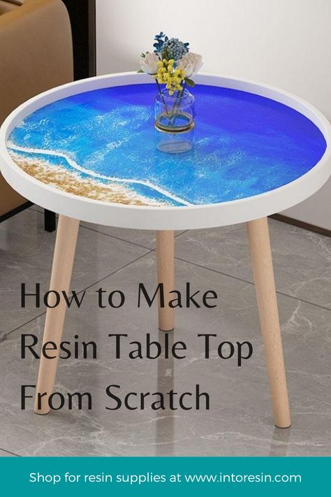 resintable, tutorial Epoxy Resin Table Beach, How To Make Resin Table, Epoxy Beach Table, Resin End Table Diy, Resin Table Top Diy Coffee Tables, How To Make A Resin Table, Resin Table Top Diy How To Make, How To Make Epoxy Resin Table, Resin Furniture Diy