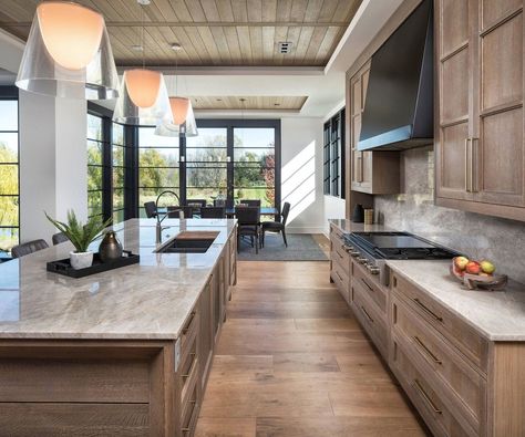 Colorado House, Farmhouse Kitchen Design, Transitional House, Transitional Kitchen, Kitchen Inspiration Design, Counter Tops, Transitional Design, Residential Design, South Dakota