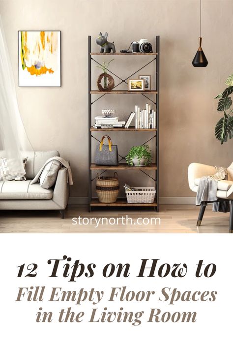 Whether it be a small or big living room, empty patches can make them look off or awkward. Well, these empty spaces are not that difficult to fix. In fact, we have scooped 11 tips on how to fill empty floor spaces in the living room. #livingroom #emptyfloorspaces #fillemptyspaces #homeimrpovement Fill Wall Space In Living Room, How To Fill Extra Space In Living Room, Fill Awkward Space Living Room, How To Fill A Large Living Room, Filling Space In Living Room, How To Fill Awkward Spaces Living Room, How To Fill Space In Living Room, Space Fillers Living Room, Fill Empty Space In Living Room