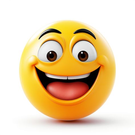 Photo smiley face with happy expression ... | Premium Photo #Freepik #photo #happy #smiley-face #smile-face #happy-face Happy Pictures Smile, Smile Emoji Photo, Emoji Smiley Faces, Sleeping Emoji, Emoji Happy Face, Happy Face Emoji, Emoji Happy, Happy Emoticon, Smiley Face Emoji