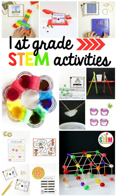 If you’re looking for fun and engaging 1st grade STEM activities (science, technology, engineering, and math), you’ve come to the right spot! 1st grade is such a wonderful time of growth and learning, and these simple activities are the perfect way for students to expand their knowledge of the world around them! They are perfect for STEM boxes,  science centers, or early finisher activities!! #1stgradestem #firstgradestem #stemactivities #stemcenters #stem 1st Grade Outside Activities, 1st Grade Stem Activities Free, Grade 1 Homeschool Activities, 1st Grade Diy Activities, Stem For Grade 1, 1st Grade Educational Crafts, Montessori Grade 1 Activities, Steam Activities 1st Grade, Stem Activities Special Education