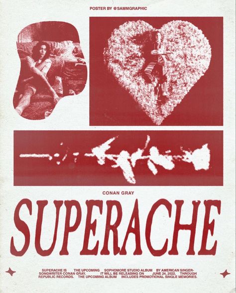 Superache Conan Gray, Conan Gray Aesthetic, Arte Grunge, Music Poster Design, Poster Room, Picture Collage Wall, Photo Wall Collage, Vintage Poster Art, Cute Poster