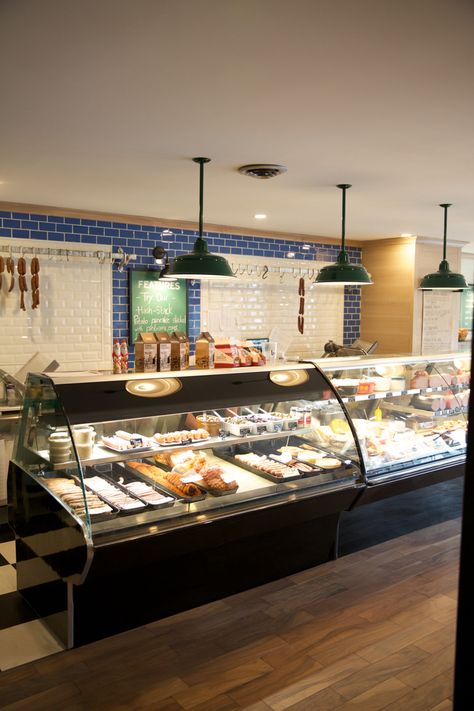 Deli Store Design, Modern Deli Design, Modern Delicatessen, Butcher Shop Design Interiors, Deli Interior Design, Butcher Shop Interior, Reception Design Interior, Deli Interior, Italian Delicatessen