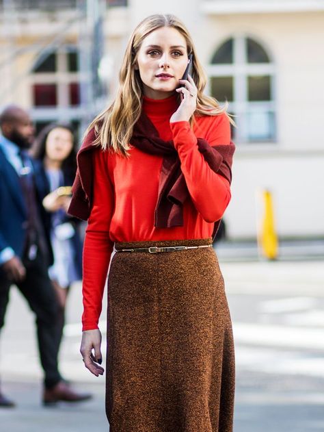 We Never Thought Olivia Palermo Would Wear These Shoes With Couture via @WhoWhatWearUK What Color Goes With Brown, Olivia Palermo Street Style, Estilo Olivia Palermo, Olivia Palermo Lookbook, London Fashion Weeks, Fashion Week Outfit, Leandra Medine, Olivia Palermo Style, Quoi Porter