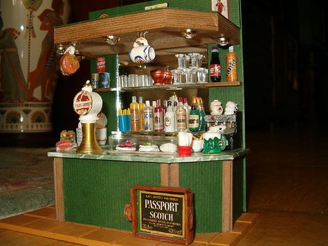 Pub | Flickr - Photo Sharing! Miniatures Display, Barbie Dance, Miniature Cafe, Pub Ideas, Miniature Bar, Leaky Cauldron, Miniature Stuff, Mini Ideas, Trip Destinations