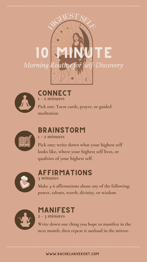 Morning Routine For Becoming Your Highest Self Become Your Highest Self, Daily Routine Schedule Spiritual, Morning Grounding Ritual, Meditation Morning Routine, Grounding Morning Routine, Spiritual Morning Routine Aesthetic, Productive Morning Routine Before Work, Magic Morning Routine, Zen Morning Routine