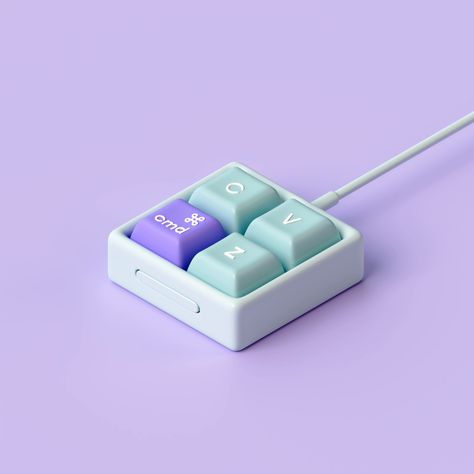 Cute Keyboard 3D Illustration by Tran Mau Tri Tam ✪ Blender 3d Illustration, Blender 3d Inspiration, Keyboard Illustration, 3d Keyboard, Blender 3d Art, Cute Apps, 3d Illustration Design, Cute Keyboard, Illustrator 3d