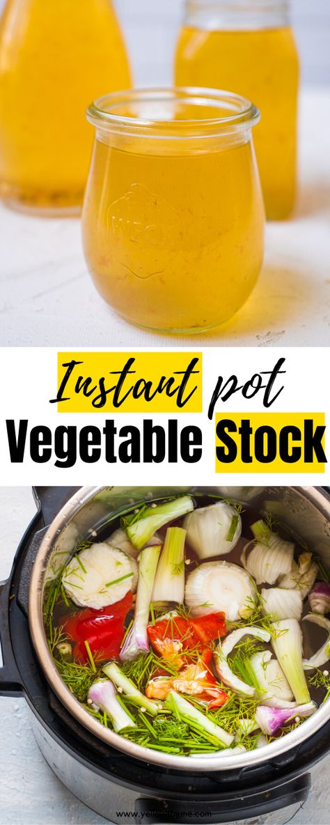 It's so easy to make a veggie stock in your instant pot with left over peels and scraps. This vegetable broth can be used in making anything and everything.Use it to make soups, dough for bread, curries..anything really. It also freezes very well. Vegetable Stock Recipe, Homemade Vegetable Stock, Recipes With Vegetable Broth, Homemade Vegetable Broth, Pressure Cooking Today, Stock Recipes, Baby Sitting, Veggie Stock, Instant Pot Soup