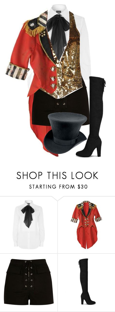 "ringmaster" by purpelleunicorn ❤ liked on Polyvore featuring Polo Ralph Lauren, River Island, Roberto Cavalli, women's clothing, women's fashion, women, female, woman, misses and juniors Ringmaster Costume, Diy Kostüm, Circus Costume, Family Halloween, Costume Outfits, Halloween Costumes Women, Roberto Cavalli, Playing Dress Up, Costumes For Women