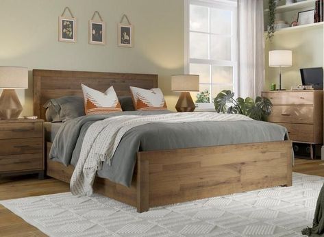 Modern Headboard Design, Wooden Ottoman, Sofa Bed Blue, Ottoman Bed Frame, Grey Sofa Bed, Modern Headboard, Headboard Design, Pull Out Sofa Bed, Oak Beds