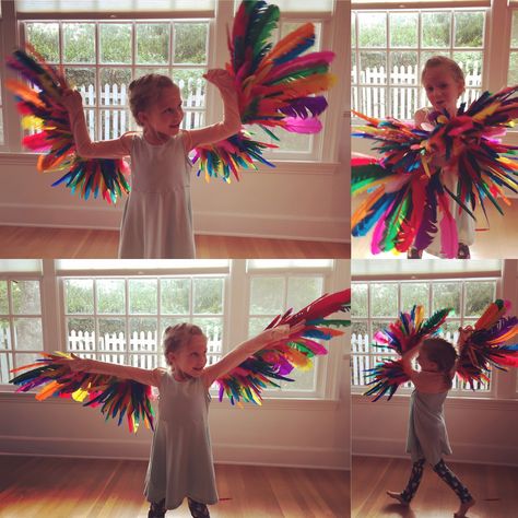 Bird Wing Costume Diy, Diy Bird Headpiece, Diy Feather Wings, Diy Bird Costume, Ballet Shrug, Bird Costume Kids, Wings Costume Diy, Bird Wings Costume, Wings Cosplay