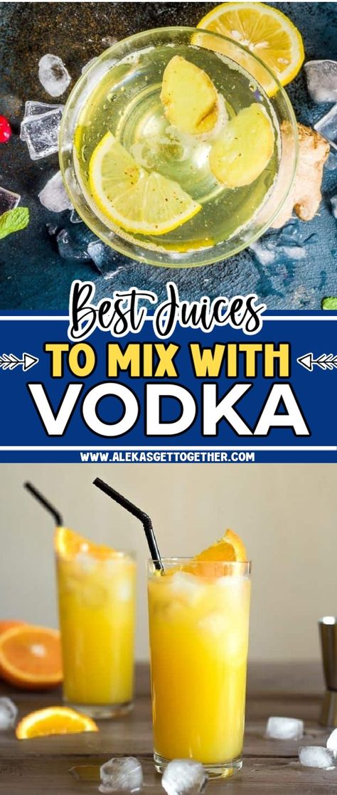 Vodka Drinks Recipes Easy, Best Vodka Mixers, Vodka Mixed Drinks Recipes, Titos Vodka Recipes, Vodka Drinks Easy, Vodka Mixers, Vodka Mixed Drinks, Vodka Recipes Drinks, Best Mixed Drinks