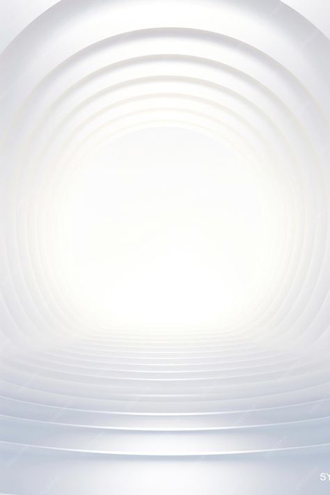 White round tunnel podium abstract background Light reflection stage 3d render | Premium AI-generated image Beauty Background Design, 3d Abstract Background, Product Background Template, Product Banner Design Ideas, White 3d Background, Product Background Design, 3d Background Design, White Luxury Background, White Light Background