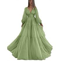 Plus Size Maid Of Honor Dress, Puffy Sleeve Prom Dress, Puffy Prom Dresses, Sleeve Prom Dresses, Sleeve Prom Dress, Maid Of Honour Dresses, Gown Plus Size, Evening Party Gowns, Tulle Ball Gown