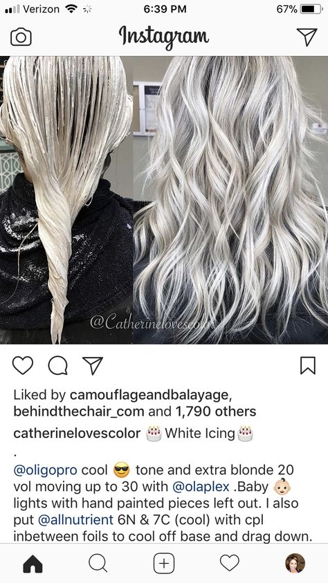 Ice Blonde Grey Hair, Bright Silver Blonde Hair, Lowlights In White Hair, Silver Blonde Hair With Lowlights, Highlights For Platinum Blonde Hair, Cool Icy Blonde Hair, Platinum Silver Hair Highlights Icy Blonde, Icy Blonde Dimensional Hair, Long Icy Blonde Hair With Shadow Root