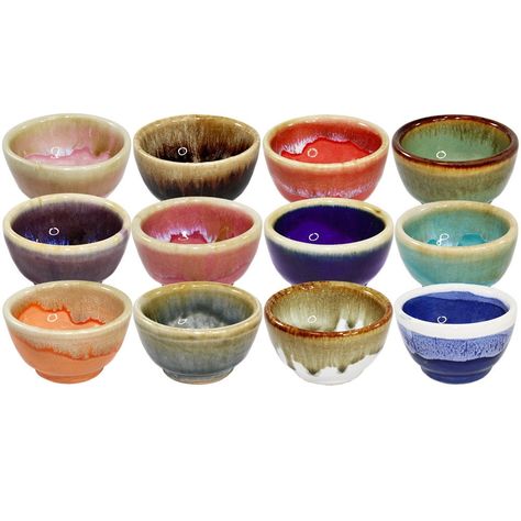 7 Spice, Dipping Bowls, Tiny Bowls, Natural Ceramic, Persian Wedding, Kitchen Tray, Dipping Sauces, River Water, Offering Bowls