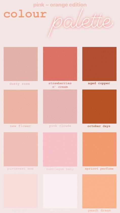 Peach And Orange Aesthetic, Peach Pink Room Decor, Peach Color Room Decor, Beige Pink Orange Aesthetic, Peach Pink Room Aesthetic, Peach And Pink Nursery, Pink House Color Palette, Pink Orange And Gold Bedroom, Peach And Pink Aesthetic