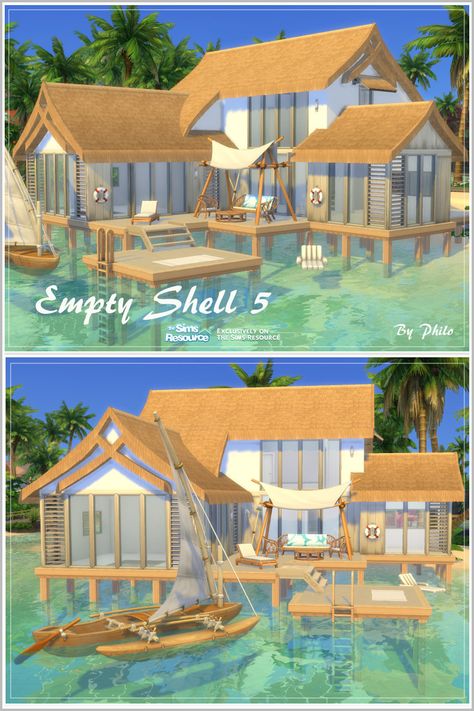 Sims 4 Island House Floor Plans, Tropical Island House Plans, Tropical Island Home Floor Plan, Sulani Homes Sims 4 No Cc, Island Sims 4 House, Sims 4 Houses Beach Floor Plans, Sims 4 Beach House Kitchen, Sims 4 Island Living House Ideas, Island Home Floor Plan