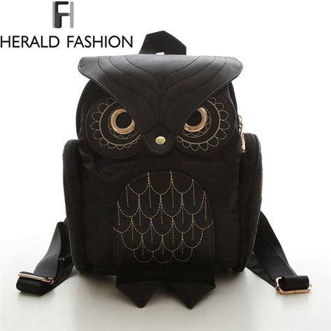 Pu Leather Owl Backpack  http://ift.tt/2EVVuvh #fashionaddict #styleblogger #fashion #fashionblogger #fashionista #fashionable #fashionstyle #fashionblog #fashiongram Shoulder Bag School, Steampunk Outfits, Owl Backpack, Canvas Shopper Bag, Leather Bags Women, Female Shoulder, Soft Leather Bag, Bags For Teens, Bag School