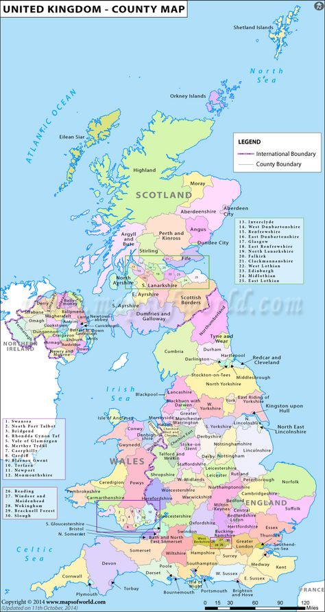 Map of the Counties in the United Kingdom. Autumn England, Genealogy Map, Map Of Great Britain, United Kingdom Map, Uk Map, Map Of Britain, Counties Of England, Vacation 2024, Georgia Map