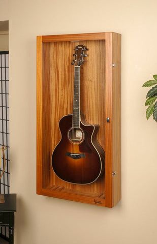 Diy Guitar Stand, Guitar Display Case, Guitar Storage, Guitar Display, Guitar Room, Guitar Stands, Music Studio Room, Walnut Floors, Guitar Wall