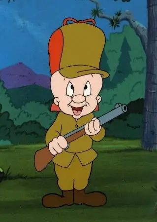 Elmer Fudd Outfits Elmer Fudd Humor, Elmer Fudd Drawing, Elmer Fudd Costume, Elmer Fudd Hunting, Rabbit Silhouette, Elmer Fudd, Motorcycle Drawing, Building Aesthetic, Vintage Cartoons