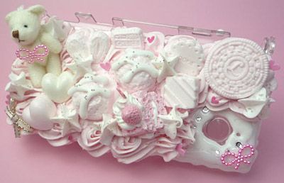 cell phone case Decoden Case, Pastel Theme, Decoden Phone Case, Kawaii Phone Case, Pretty Phone Cases, Candy Girl, Pink Sugar, Pink Girly Things, Kawaii Food