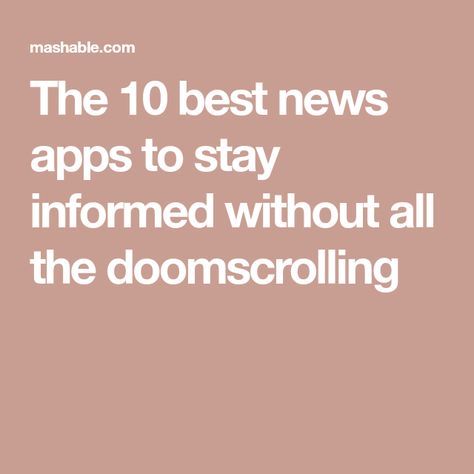 The 10 best news apps to stay informed without all the doomscrolling Mini Magazine, Online Dating Profile, News Apps, New Readers, Apple New, Yahoo News, Dating Profile, Interesting Articles, Dating Tips