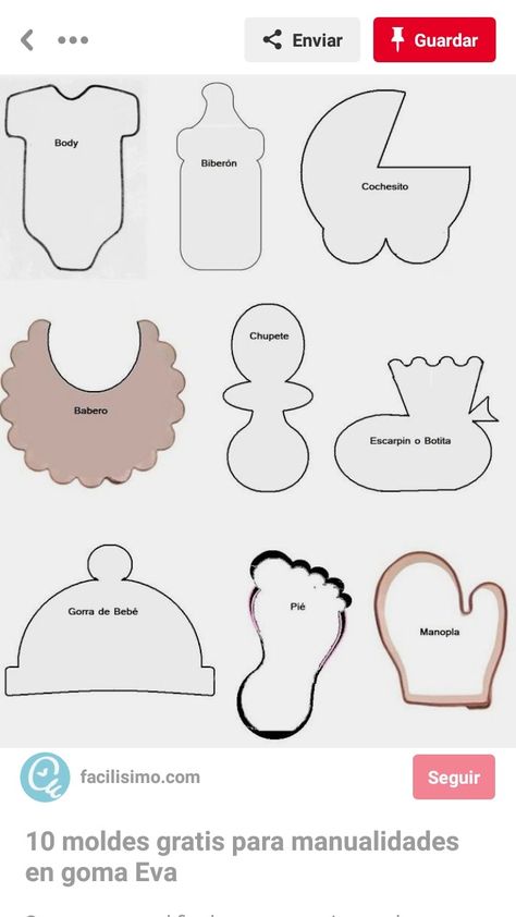 Moldes Para Baby Shower, Idee Babyshower, Baby Clothes Sizes, Diy Baby Shower Decorations, Baby Shower Crafts, Unisex Baby Shower, Free Baby Shower, Baby Shower Templates, Baby Shawer