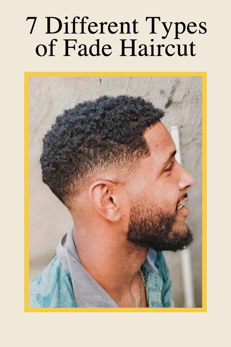 A fade cut is versatile and can be tailored to suit anyone, because the hair is cut to mimic a gradient that “fades” before it reaches the natural hairline. Find out the Best 7 Types of Fade Haircut to Ask your Barber in 2023 #menshaircut #hairstyleman #fadecut #fadedhaircut Fade Types, Different Types Of Fades, Fade With Part, Different Fades, Types Of Fades, Types Of Fade Haircut, Fade Cut, Hairstyle Tips, Mens Fade