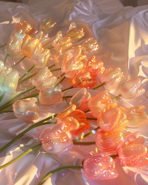 ˢᵘⁿᵈᵃʸ ᴹᵒʳⁿⁱⁿᵍ 🌄 #Tulips #Sunday #SundayMorning #IridescentArt #IridescentAIArt #Glitter #GlitterArt #Aesthetic #ａｅｓｔｈｅｔｉｃ #Vibe #Mood #SundayMood #IridescentFlowers #GlitterFlowers Clementine Aesthetic, May Vibes, Pink Red Aesthetic, May Aesthetic, Sunday Aesthetic, Vibe Mood, Aesthetic Glitter, Aesthetic Covers, Aesthetic Orange