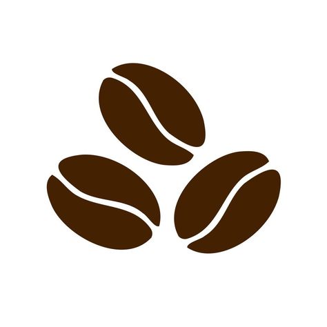 Coffee beans. Vector coffee bean icon. Logo, sign, icon Coffee Symbol, Coffee Bean Logo, Logo Meaning, Cafe Logos, Cafe Icon, Coffee Cup Icon, Coffee Poster Design, Coffee Shop Logo Design, Coffee Shop Signs