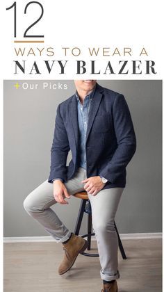 Navy Blue Blazer Outfit, Blazer Men Outfit, Blue Blazer Outfit Men, Navy Blazer Outfits, Sport Coat Outfit, Navy Blazer Men, Blue Blazer Outfit, Blue Blazer Men, How To Wear Blazers