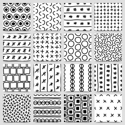 Art Patterns Abstract, Patterns That Go Together, Pattern Art Drawing Simple, Organic Lines Pattern, Mark Making Patterns, Simple Patterns To Draw, Mark Making Ideas, Simple Pattern Design, Abstract Design Pattern